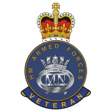 Merchant Navy HM Armed Forces Veterans Sticker